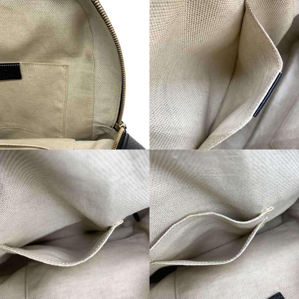 Black Leather Gucci Backpack