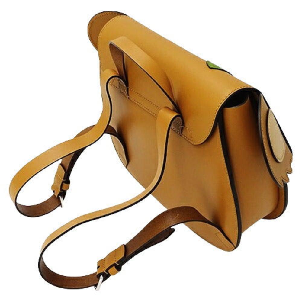 Brown Leather Gucci Backpack