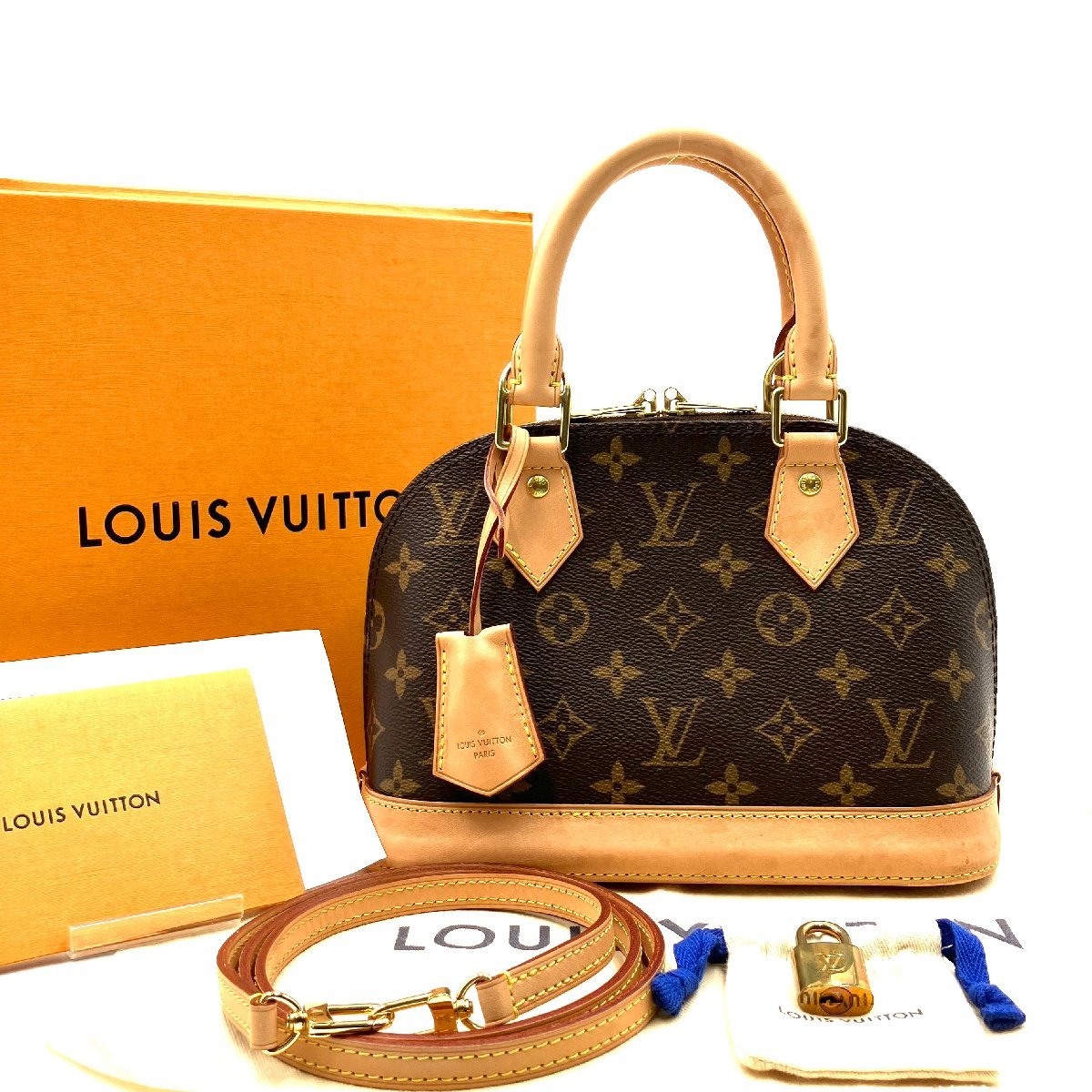 LOUIS VUITTON monogram Alma BB shoulder bag