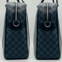 LOUIS VUITTON Damier Graphite Yorn Shoulder Bag 2way Handbag Black N48118 Men's Bag 5-10-509