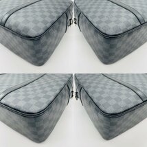 LOUIS VUITTON Damier Graphite Yorn Shoulder Bag 2way Handbag Black N48118 Men's Bag 5-10-509