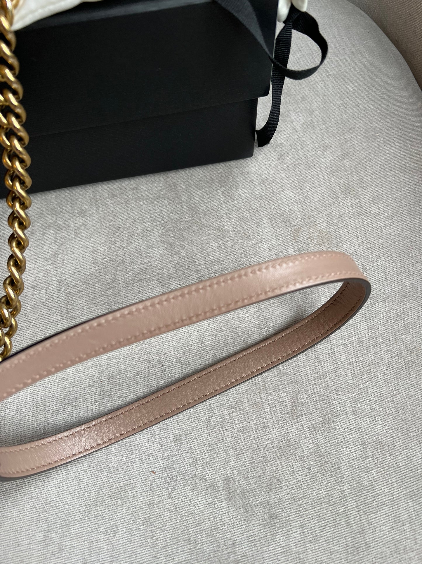 Gucci GG Dusty Pink Marmont Small Shoulder Bag