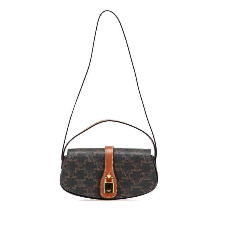 Celine PVC Leather Triomphe Tabou 2way Bag