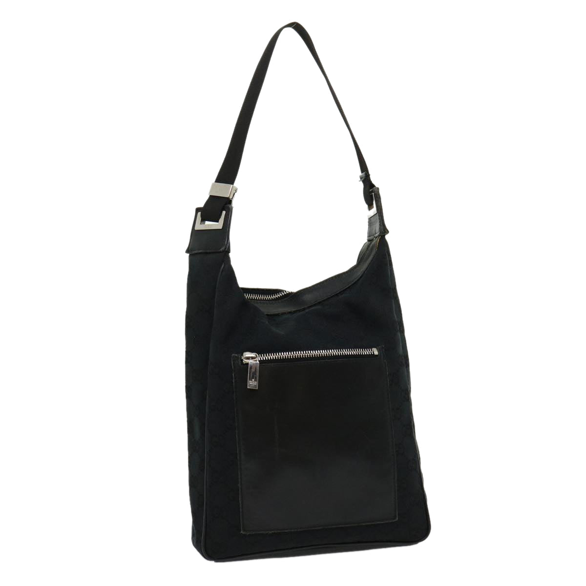 GUCCI GG Canvas Shoulder Bag Black  ki2082