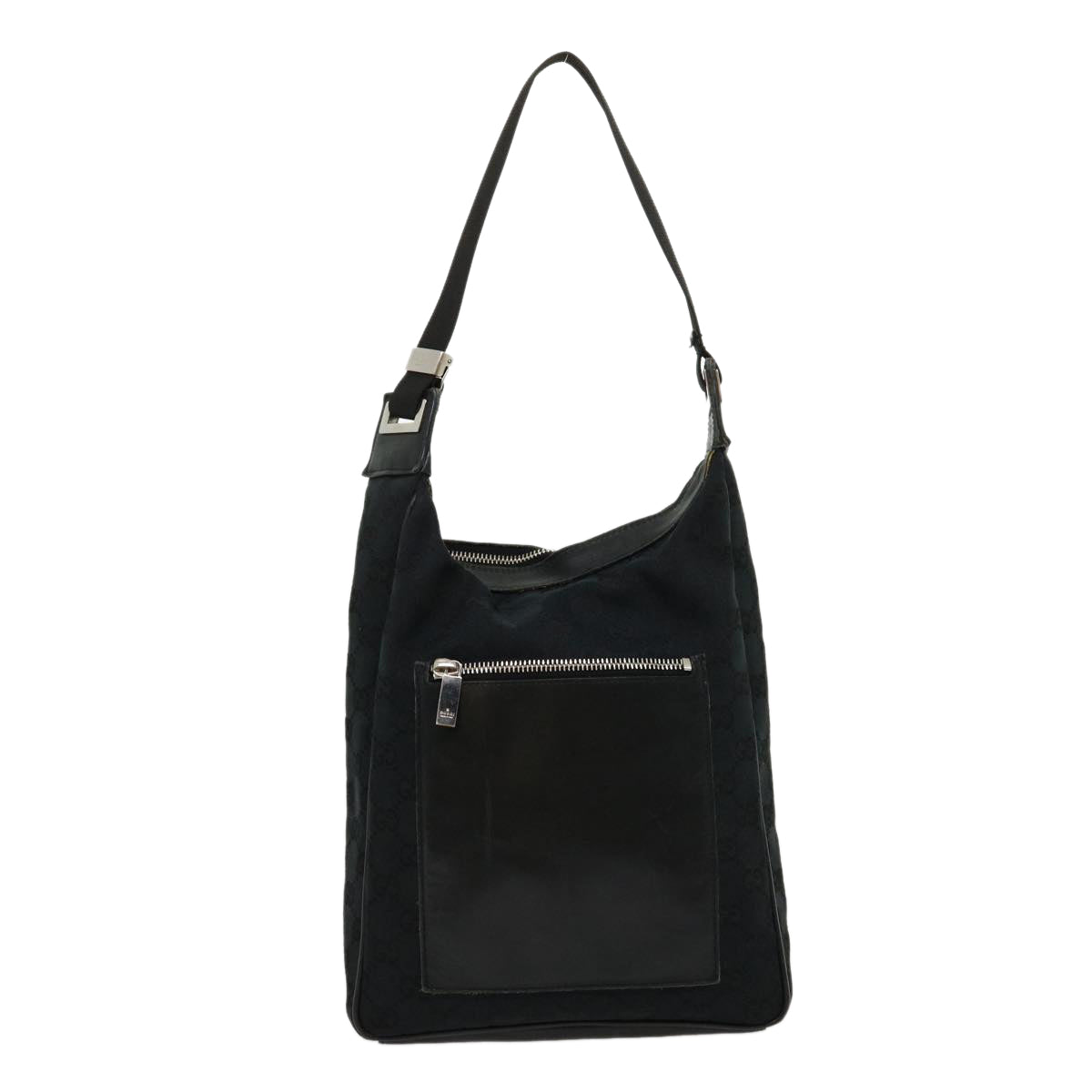 GUCCI GG Canvas Shoulder Bag Black  ki2082