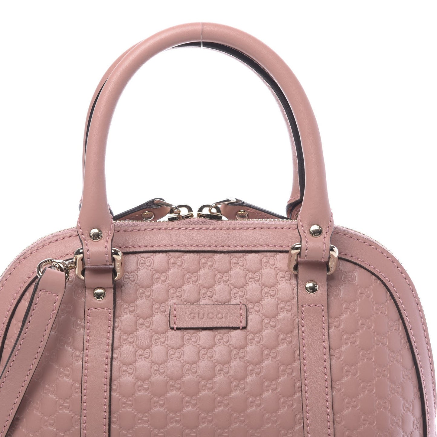 Gucci Pink Guccissima Mini Dome Satchel