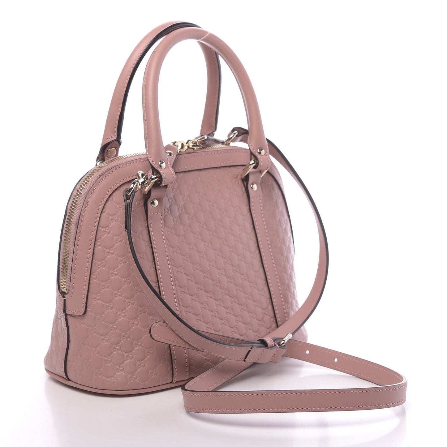 Gucci Pink Guccissima Mini Dome Satchel