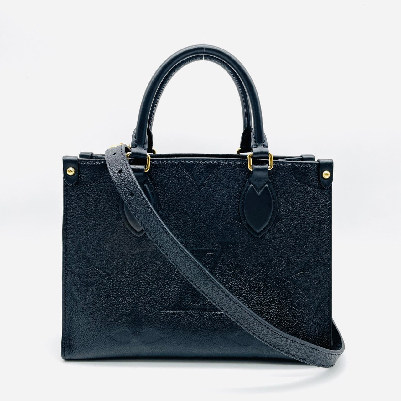 LOUIS VUITTON On the Go PM RFID IC chip shoulder bag