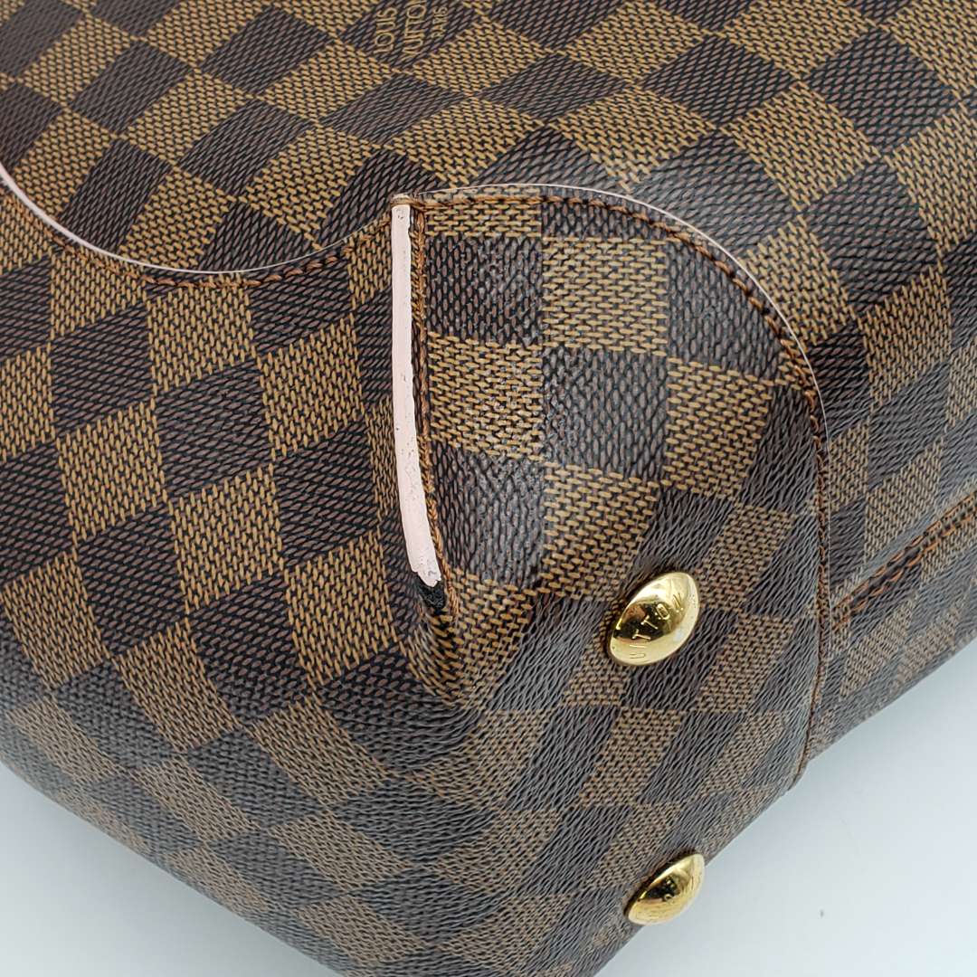 Louis Vuitton Caissa Hobo Rose Ballerine Damier Shoulder Bag