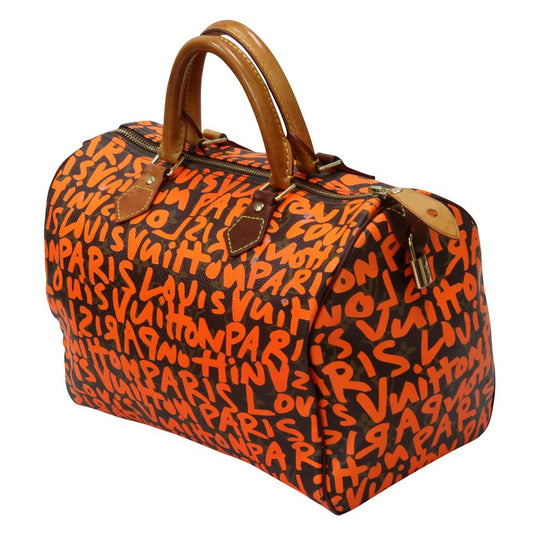 Louis Vuitton Graffiti Speedy Stephen Sprouse Shoulder Bag LV-0915N-0003