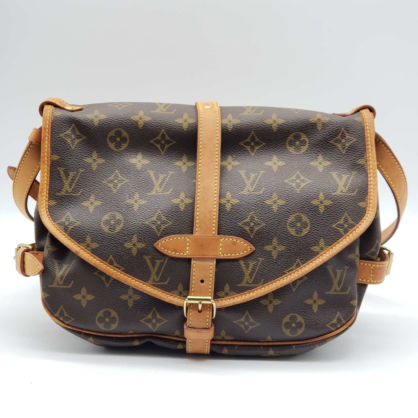 Louis Vuitton Saumur 30 Browns Monogram Crossbody