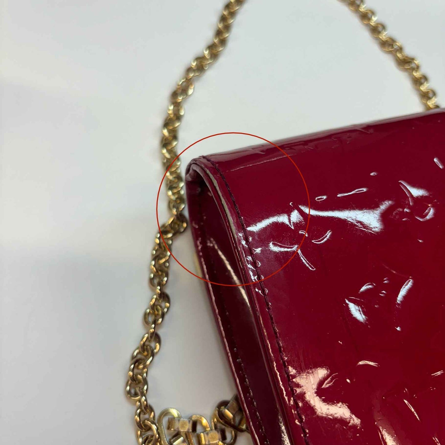 Women's Monogram Vernis Ana Bag Red