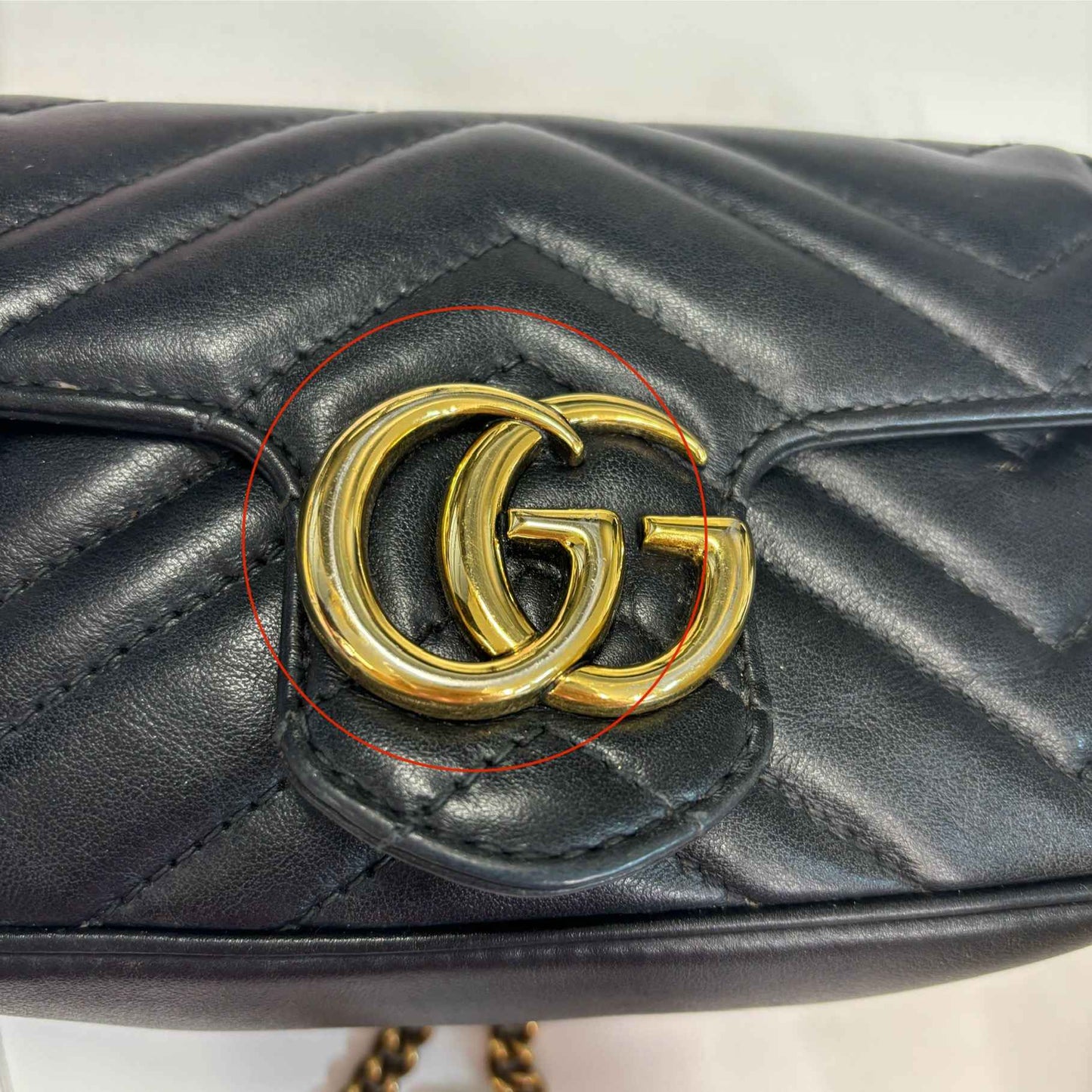 Women's Gg Marmont Super Mini Bag Black