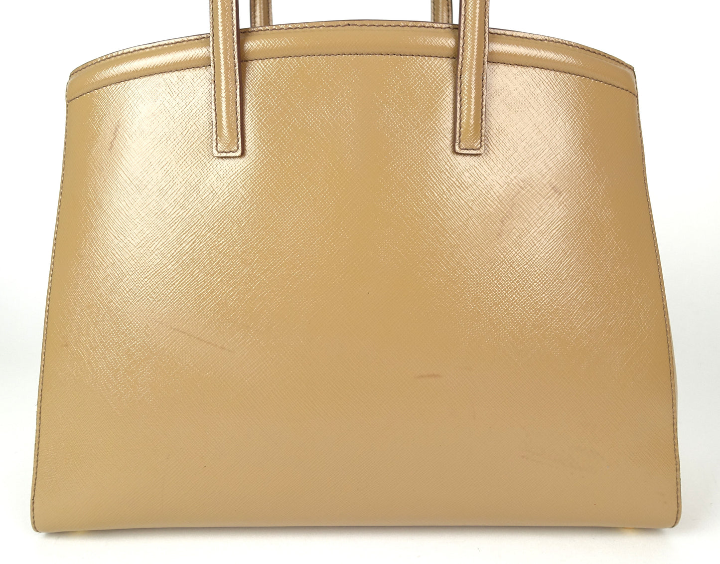 Vernice Saffiano Leather Tote Bag