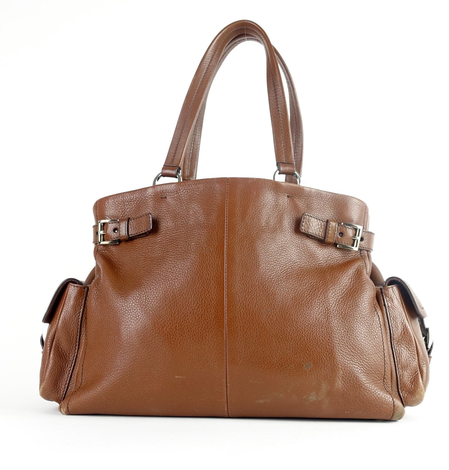 Vitello Daino Leather Shoulder Bag