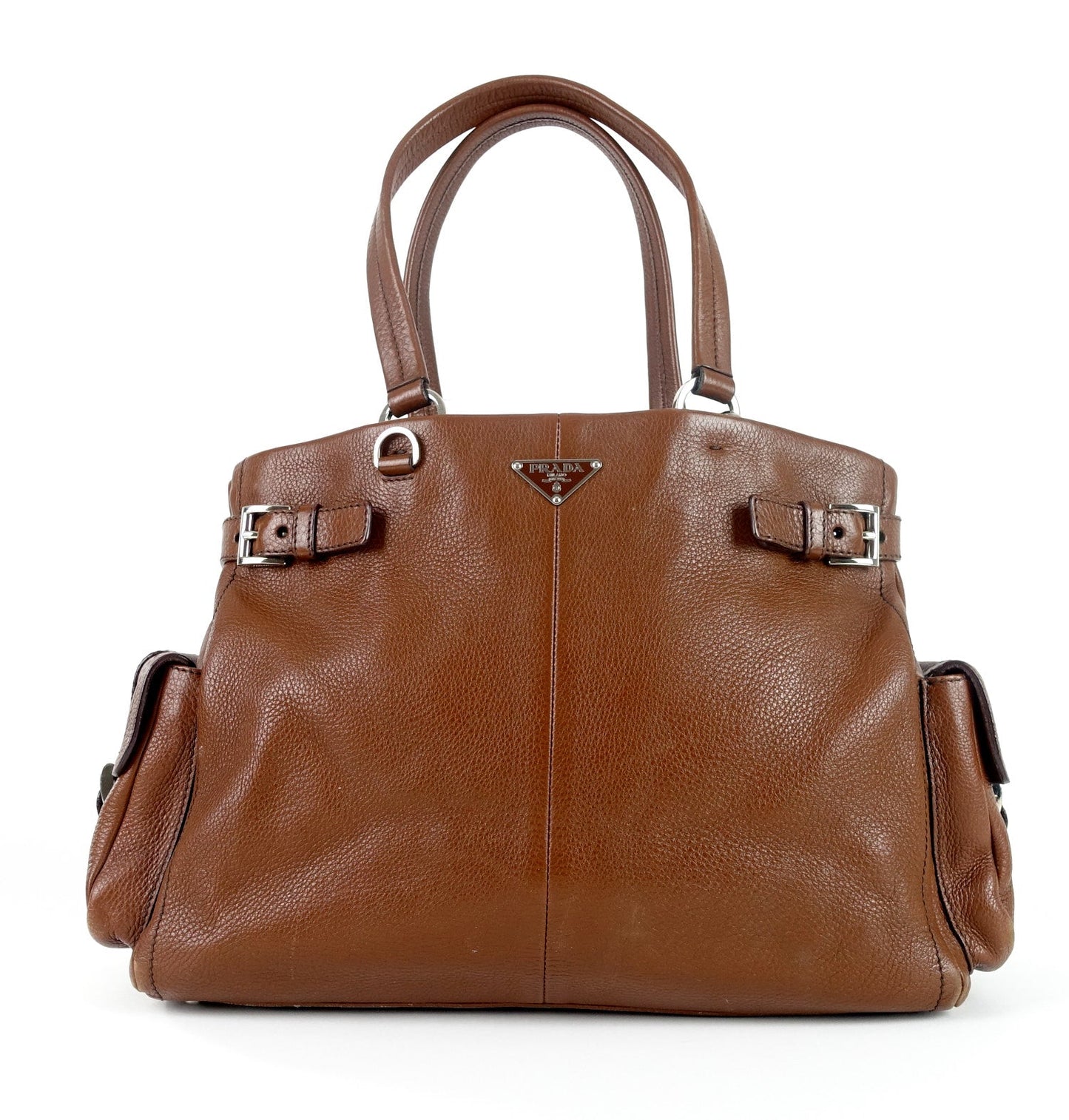 Vitello Daino Leather Shoulder Bag