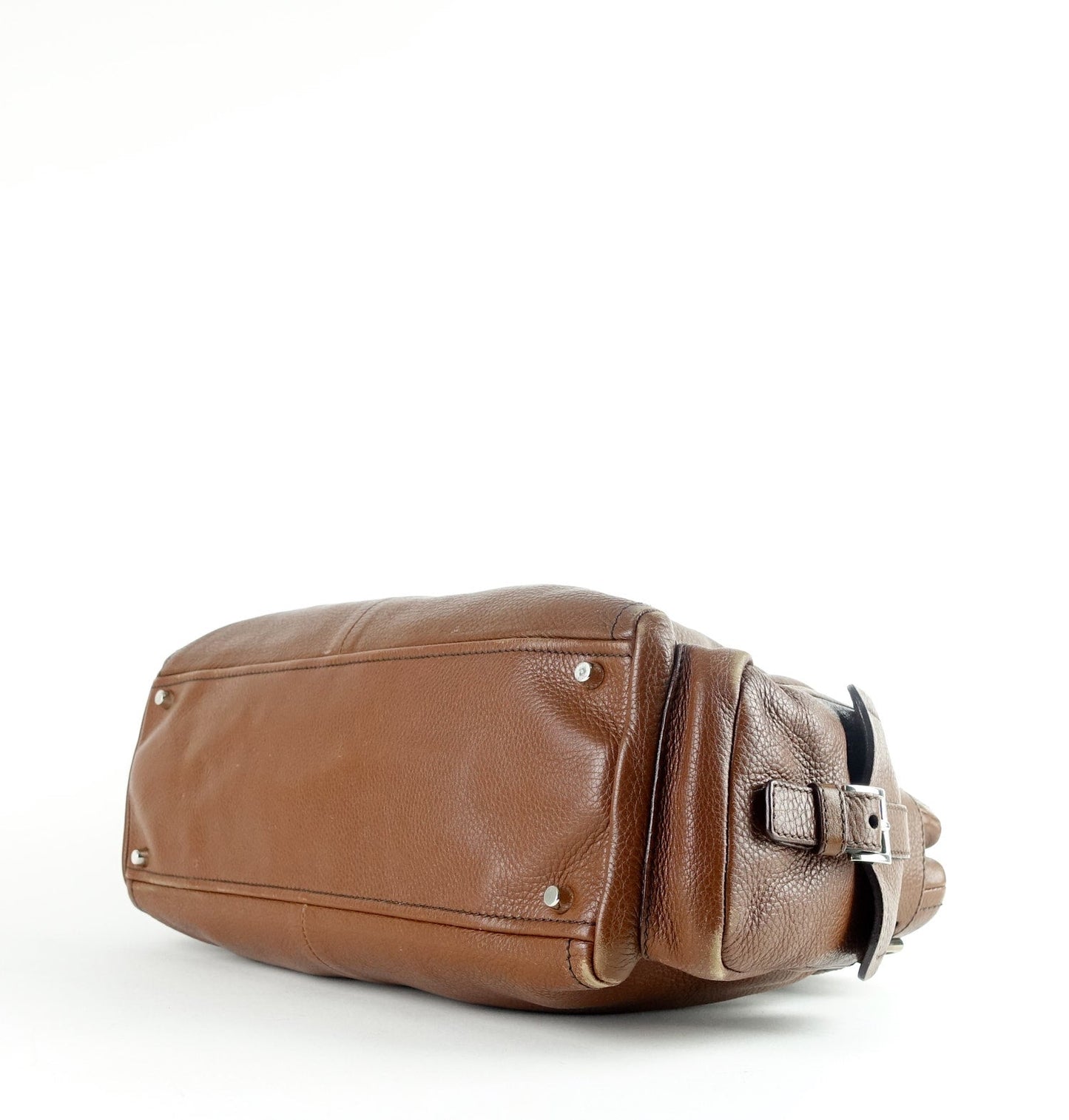 Vitello Daino Leather Shoulder Bag