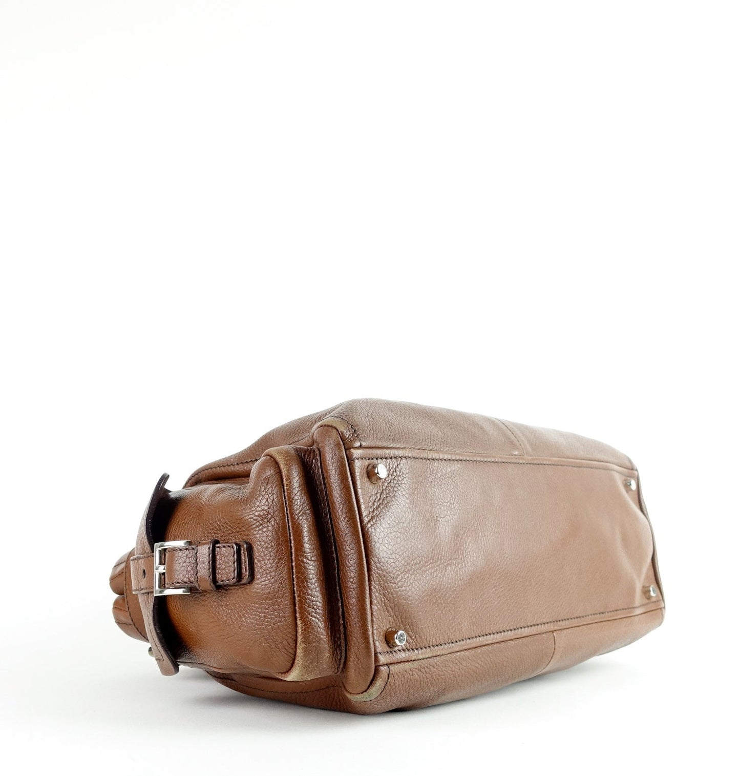 Vitello Daino Leather Shoulder Bag