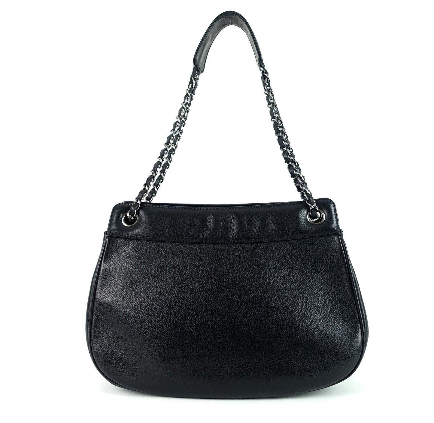 Mademoiselle Lock Caviar Leather Shoulder Bag