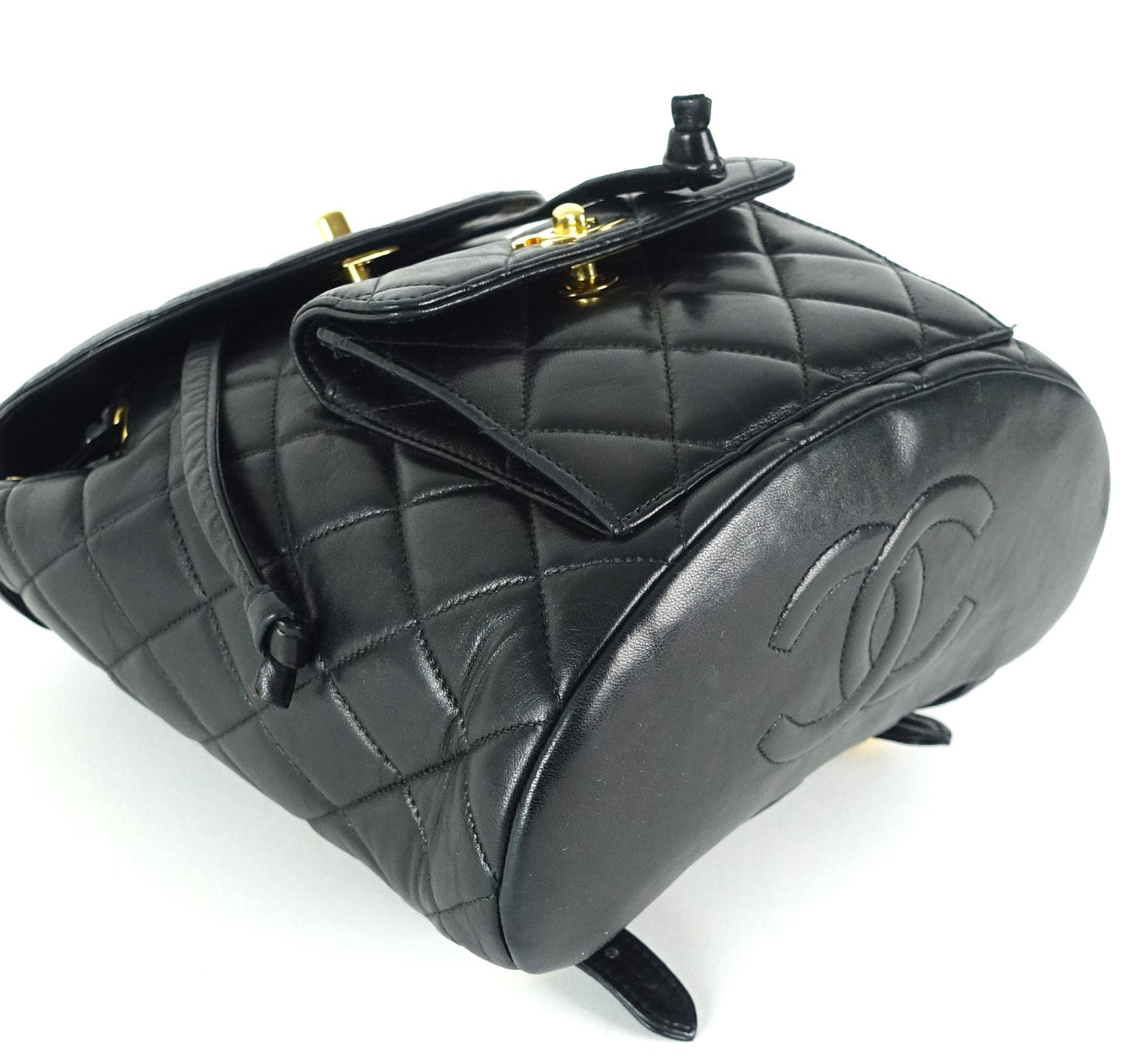 Medium Quilted Lambskin Leather Backpack