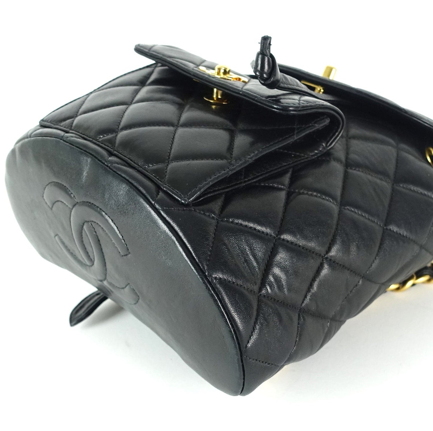 Medium Quilted Lambskin Leather Backpack