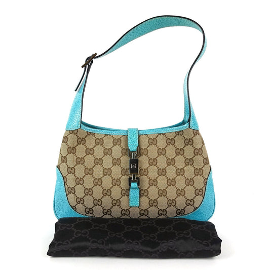 Jackie Monogram Canvas Shoulder Bag