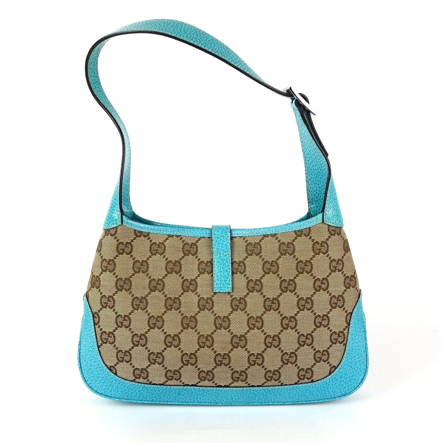 Jackie Monogram Canvas Shoulder Bag