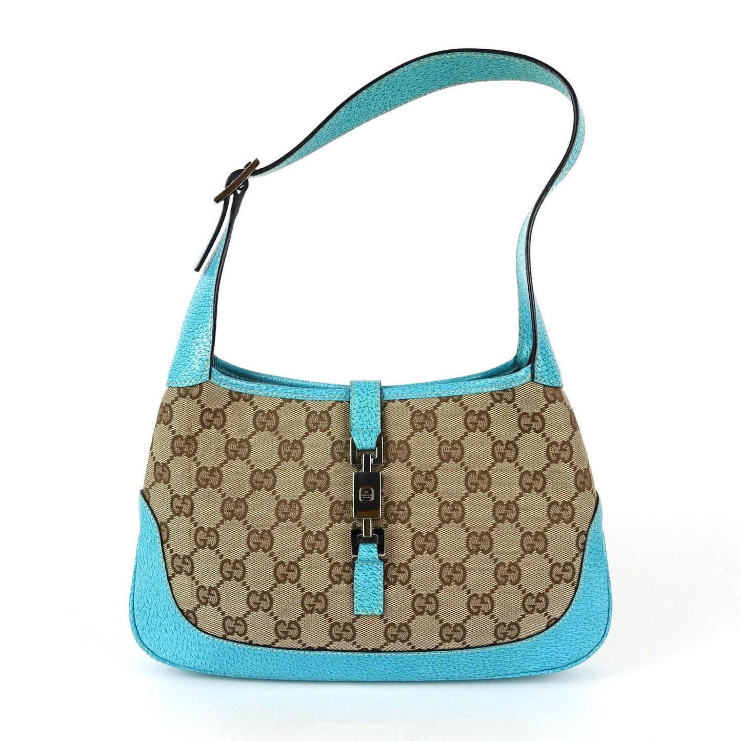 Jackie Monogram Canvas Shoulder Bag