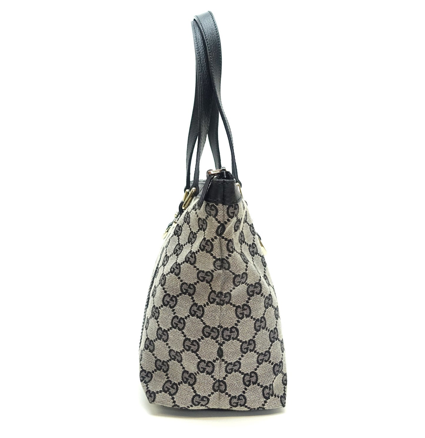 Abbey Monogram Canvas Zip Tote Bag