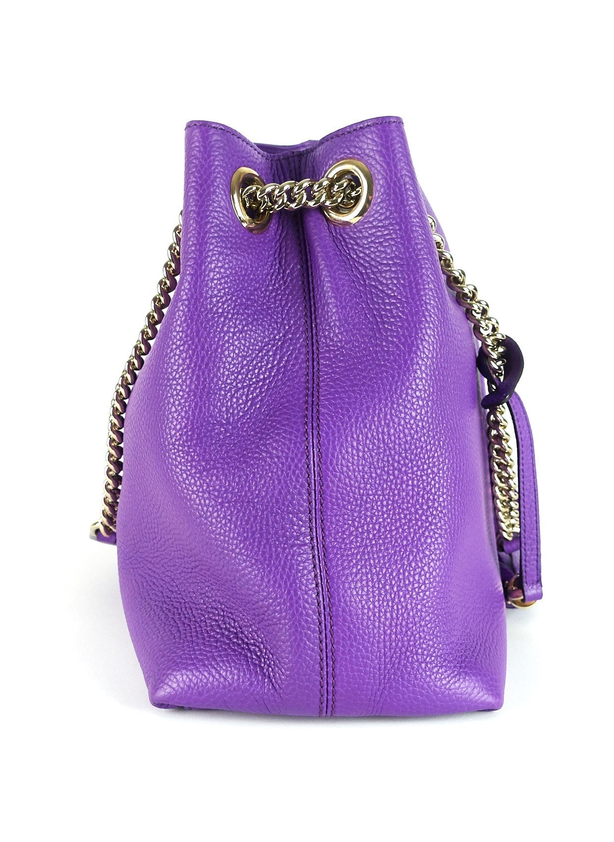 Soho Grained Leather Shoulder Bag