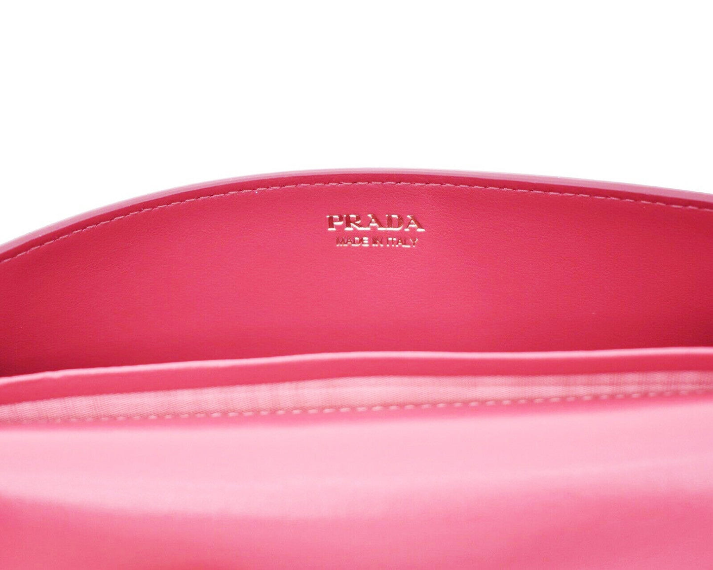 Prada Miniborse Peonia Pink Vitello Move Leather Crossbody 1BP021