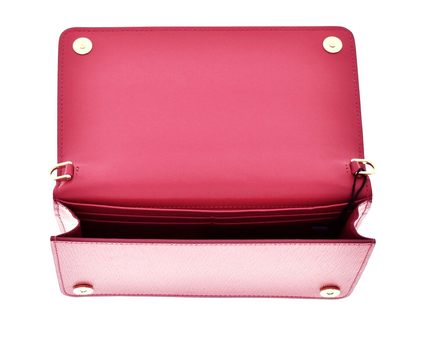 Prada Miniborse Peonia Pink Vitello Move Leather Crossbody 1BP021