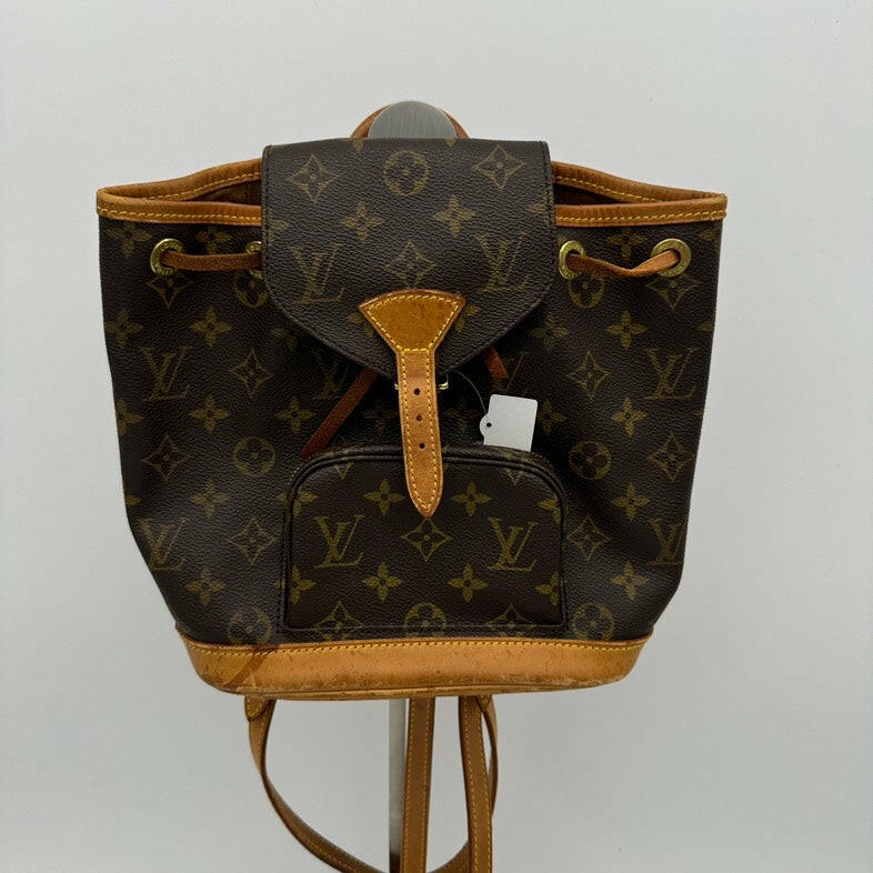 Louis Vuitton Monogram PVC Brown Medium Size Backpack.