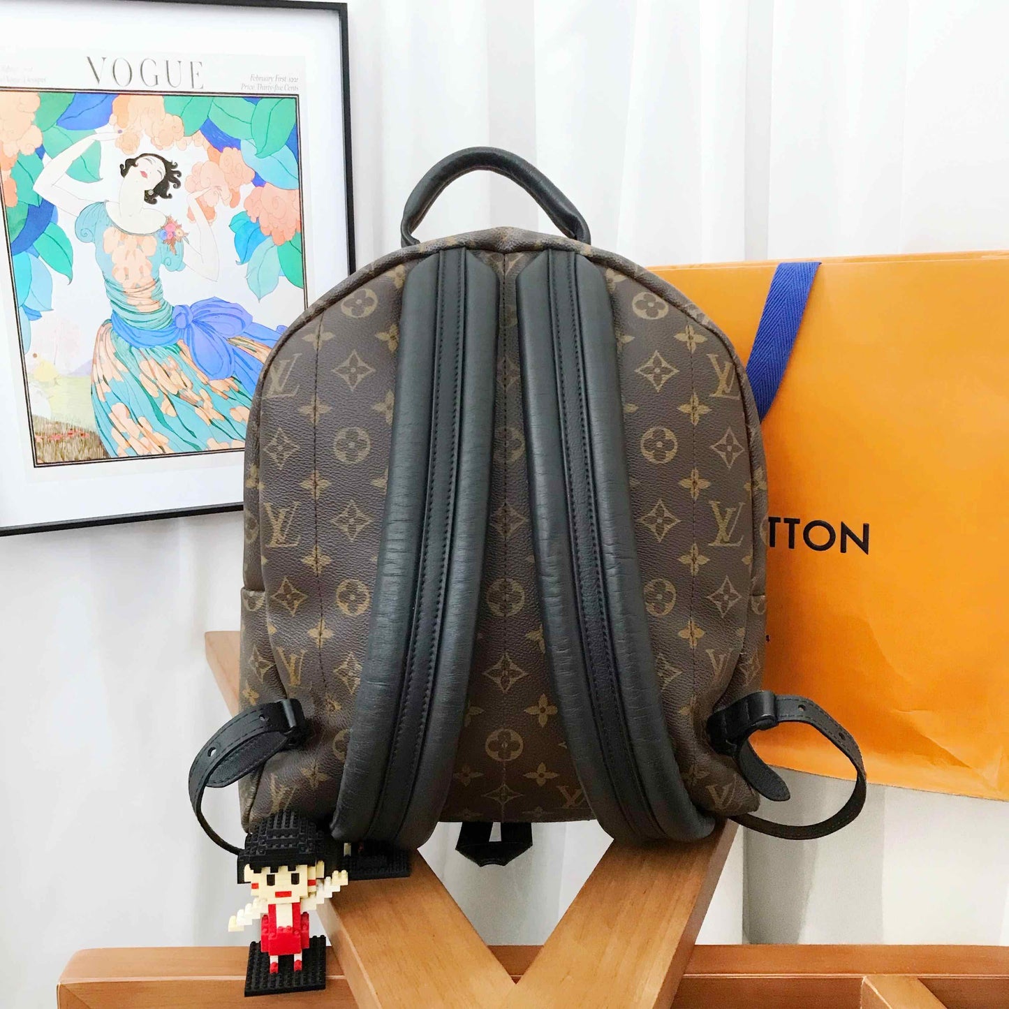 Louis Vuitton Monogram Canvas Springs Mid-Size Backpack Brown