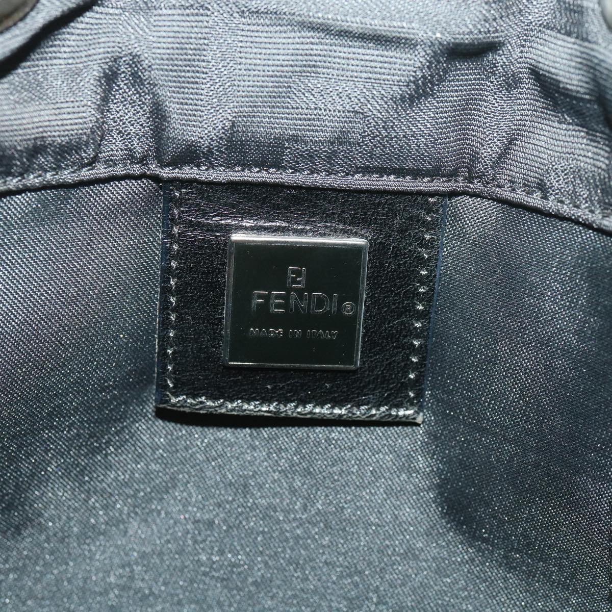 FENDI Zucca Canvas Shoulder Bag Nylon Black  rd4348