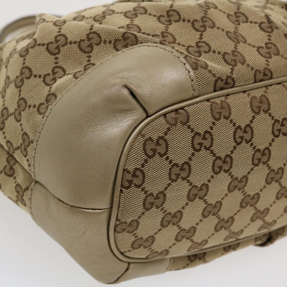 GUCCI GG Canvas Shoulder Bag Beige 247902  ro787