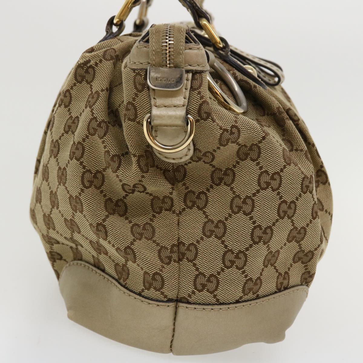 GUCCI GG Canvas Shoulder Bag Beige 247902  ro787