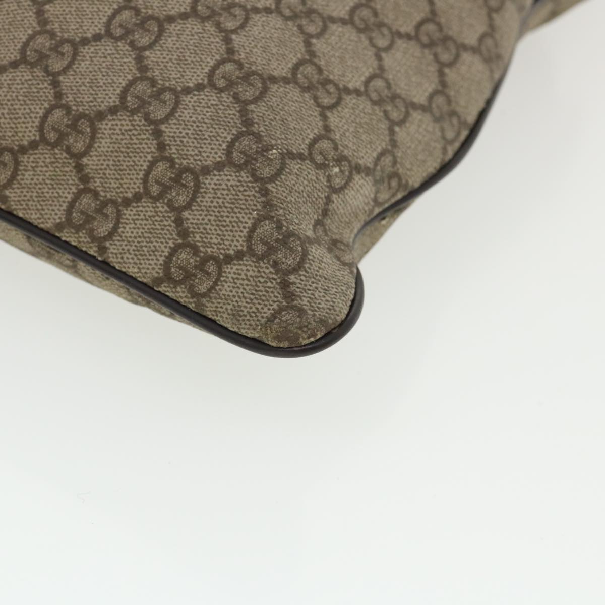 GUCCI GG Canvas Shoulder Bag Beige 141198  ro852