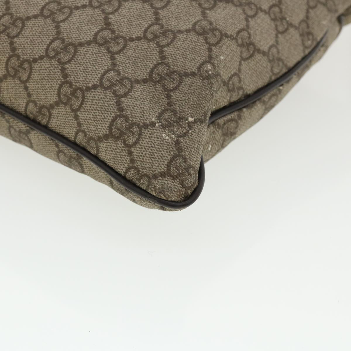 GUCCI GG Canvas Shoulder Bag Beige 141198  ro852