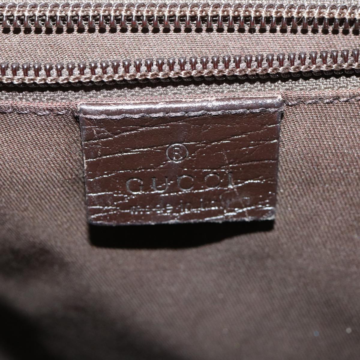 GUCCI GG Canvas Shoulder Bag Beige 141198  ro852