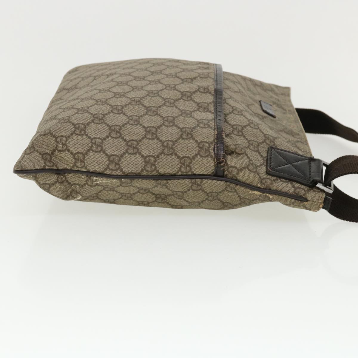 GUCCI GG Canvas Shoulder Bag Beige 141198  ro852