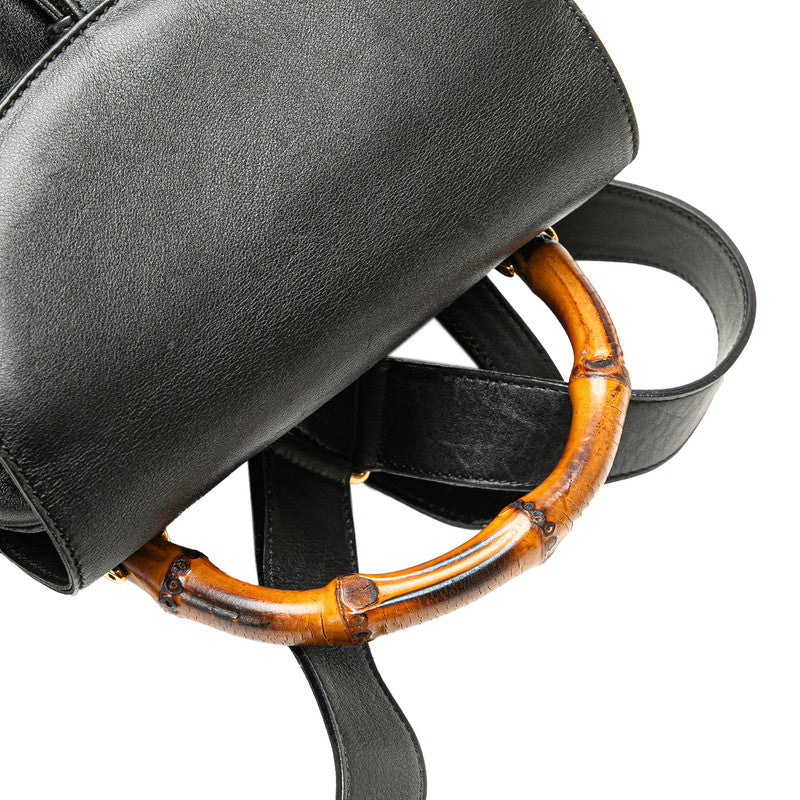 Gucci Leather Bamboo Backpack 00320580016