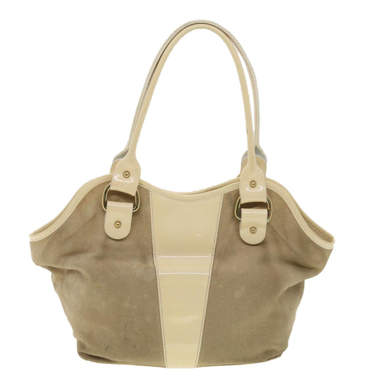 FENDI Shoulder Bag Canvas Beige 2435-8BH121-LAX-048 Auth th3390