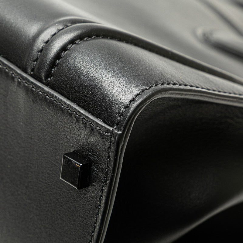 Celine Calfskin Luggage Phantom Handbag