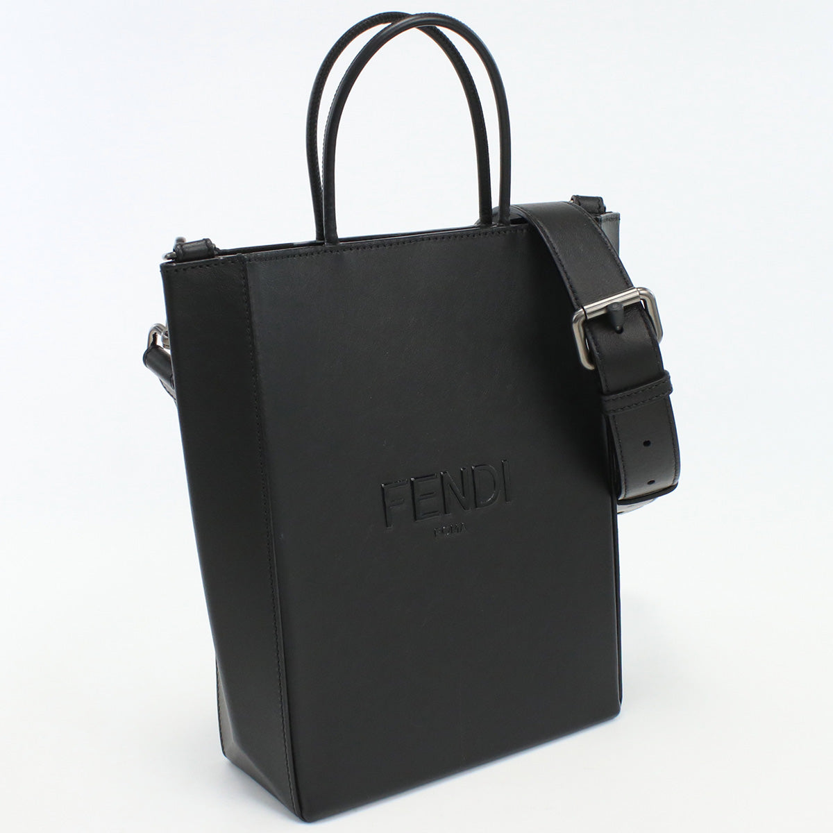 FENDI 7VA512 AFB3 2WAYTote Bag Tote Bag leather black Women