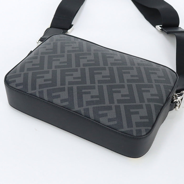 FENDI 7M0286 A9XS Camera case Diagonal shoulder bag PVC  black mens