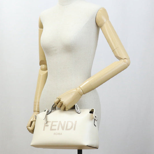 FENDI 8BL146 AC9L By the way medium Handbag Shoulder bag leather White Women