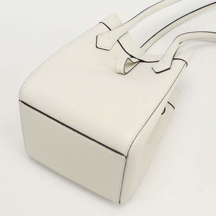 FENDI 8BS083 APZA F0K7E Origami Small deformed bag Shoulder leather white Women