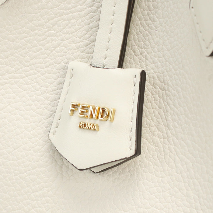 FENDI 8BS083 APZA F0K7E Origami Small deformed bag Shoulder leather white Women