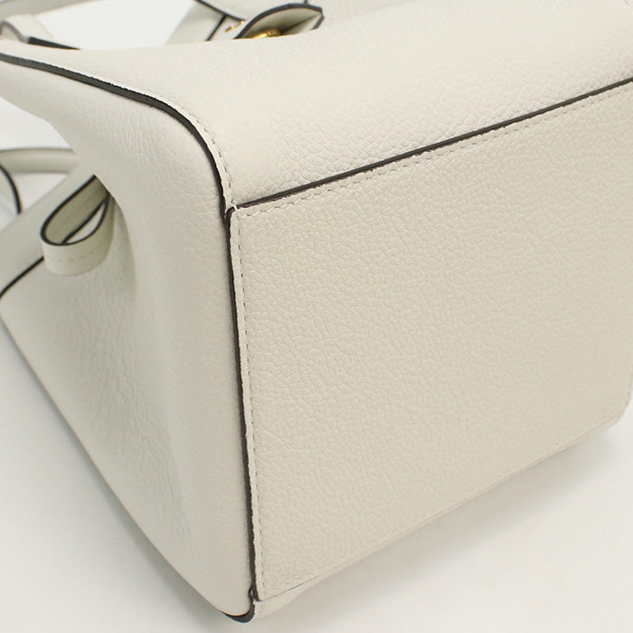 FENDI 8BS083 APZA F0K7E Origami Small deformed bag Shoulder leather white Women